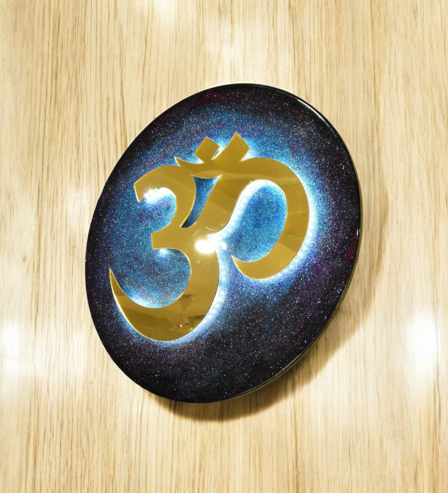 LED Backlit Om Wall Art – Divine Blessings for Home & Office | Meditation, Yoga, Pooja, and Living Room Decor
