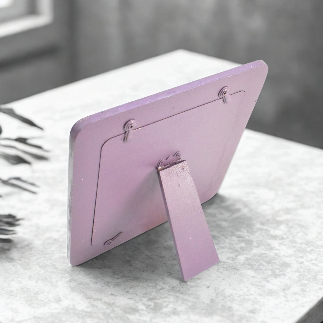 Handmade Purple Pearl Affirmative Frame