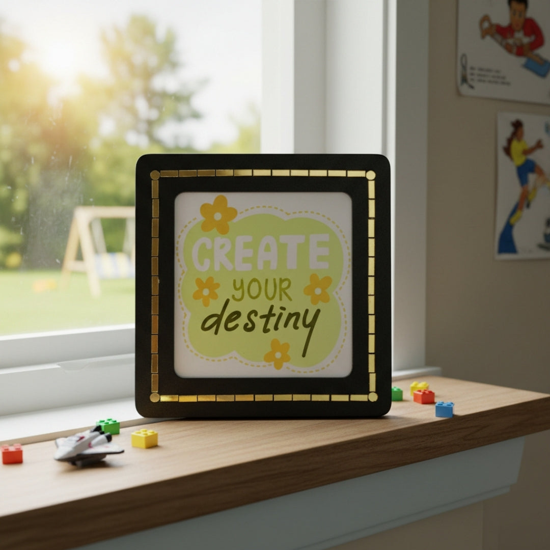 Positive Affirmation Message Frame for Home & Office