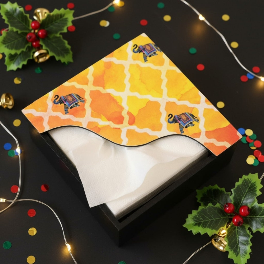 Premium Wooden Tissue Holder for Elegant Homes