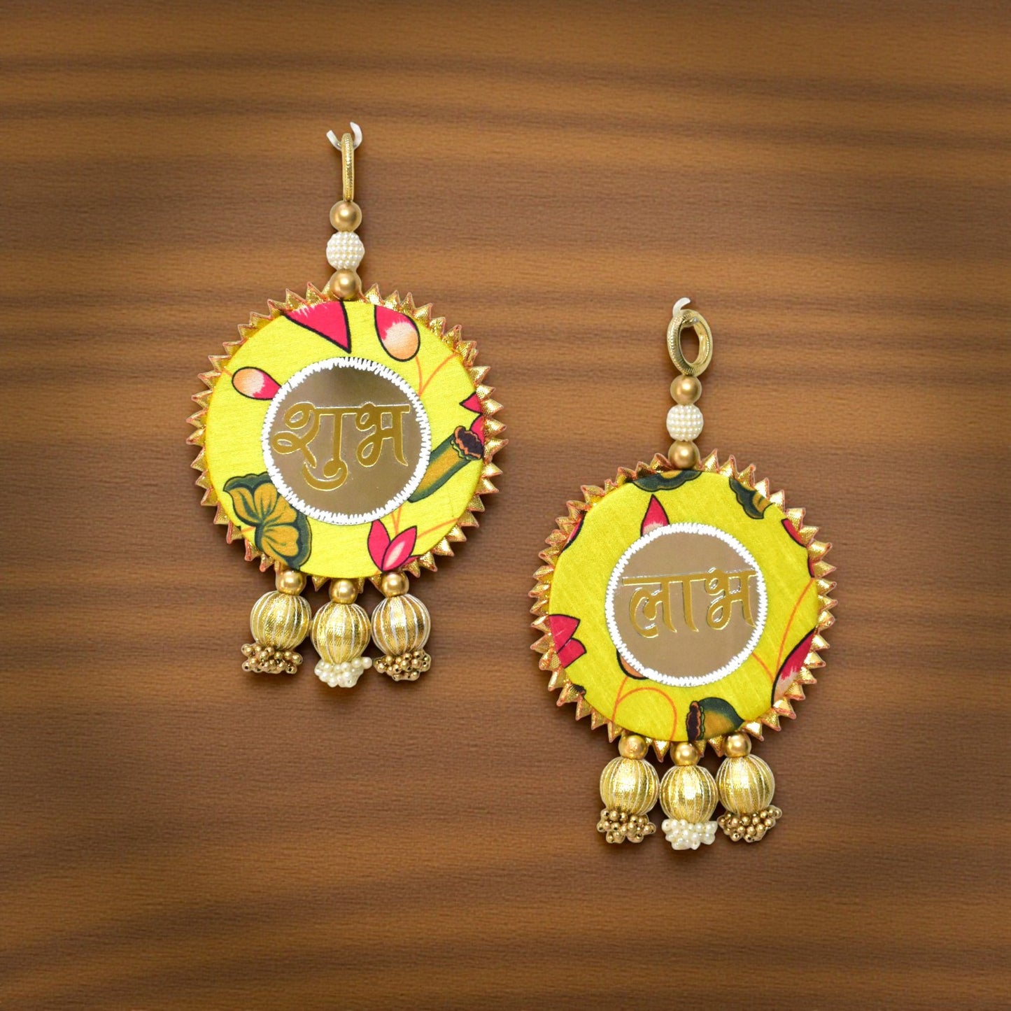 Handmade Shubh Labh Door Hanging Decor - Festival Home Decoration