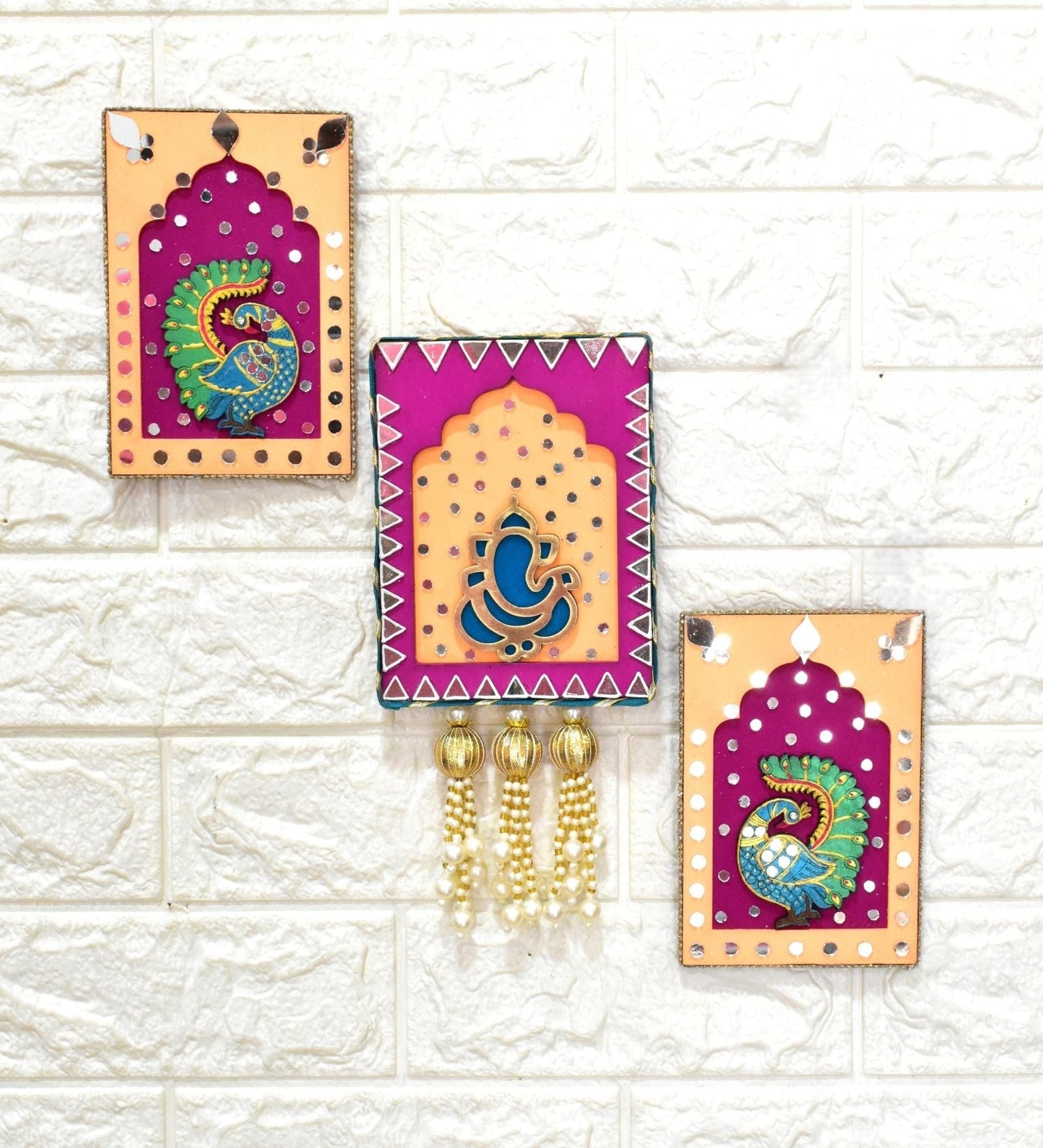 Handcrafted Jharokha Wall Decor | Traditional Indian Frames – Miraayaa