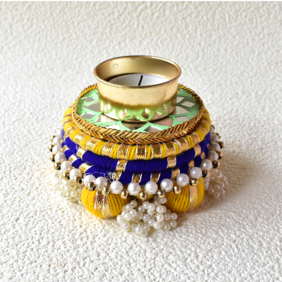 Handcrafted Tea Light Holders | Ethnic Festive Decor – Miraayaa