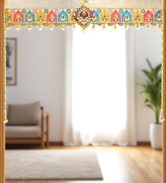Peacock Toran - Auspicious Floral Door Hanging for Festive Home Decor