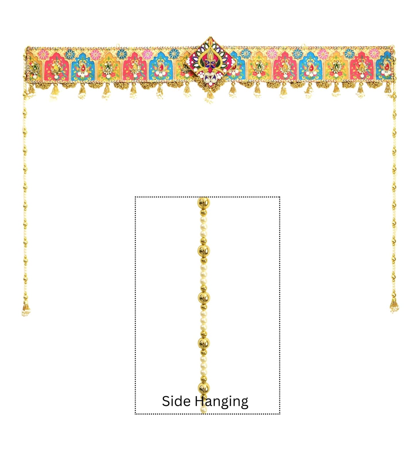 Peacock Toran - Auspicious Floral Door Hanging for Festive Home Decor