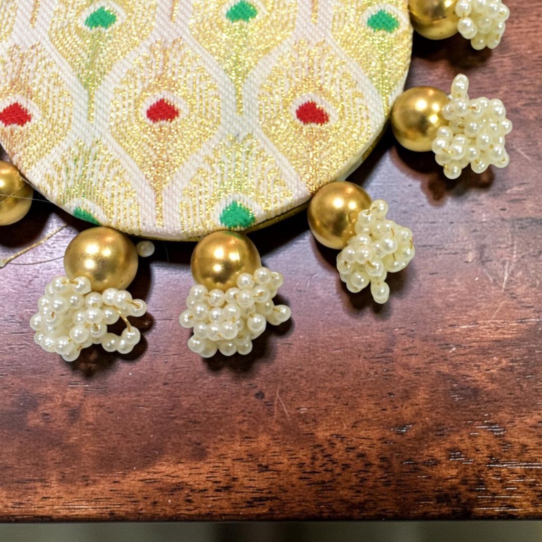 Luxury Handcrafted Decorative Platter Set for Pooja, Weddings & Festive Home Decor | Set of 5 MDF Trays