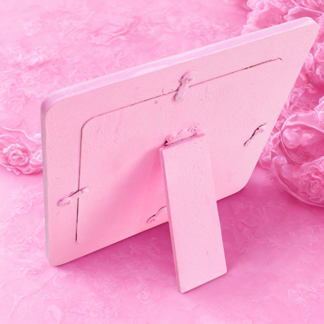 Pink Mirror Heart Message Frame – Love You a Latte Gift