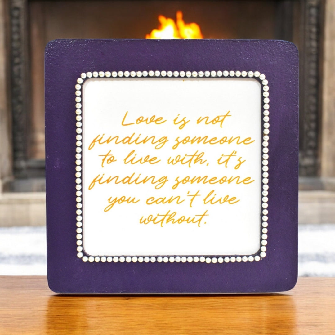 Timeless Love Quote Frame | Valentine Gift, Anniversary Gift