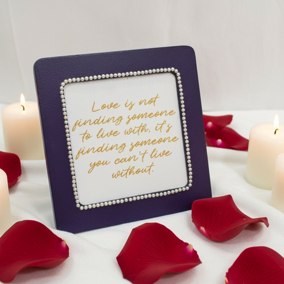 Timeless Love Quote Frame | Valentine Gift, Anniversary Gift