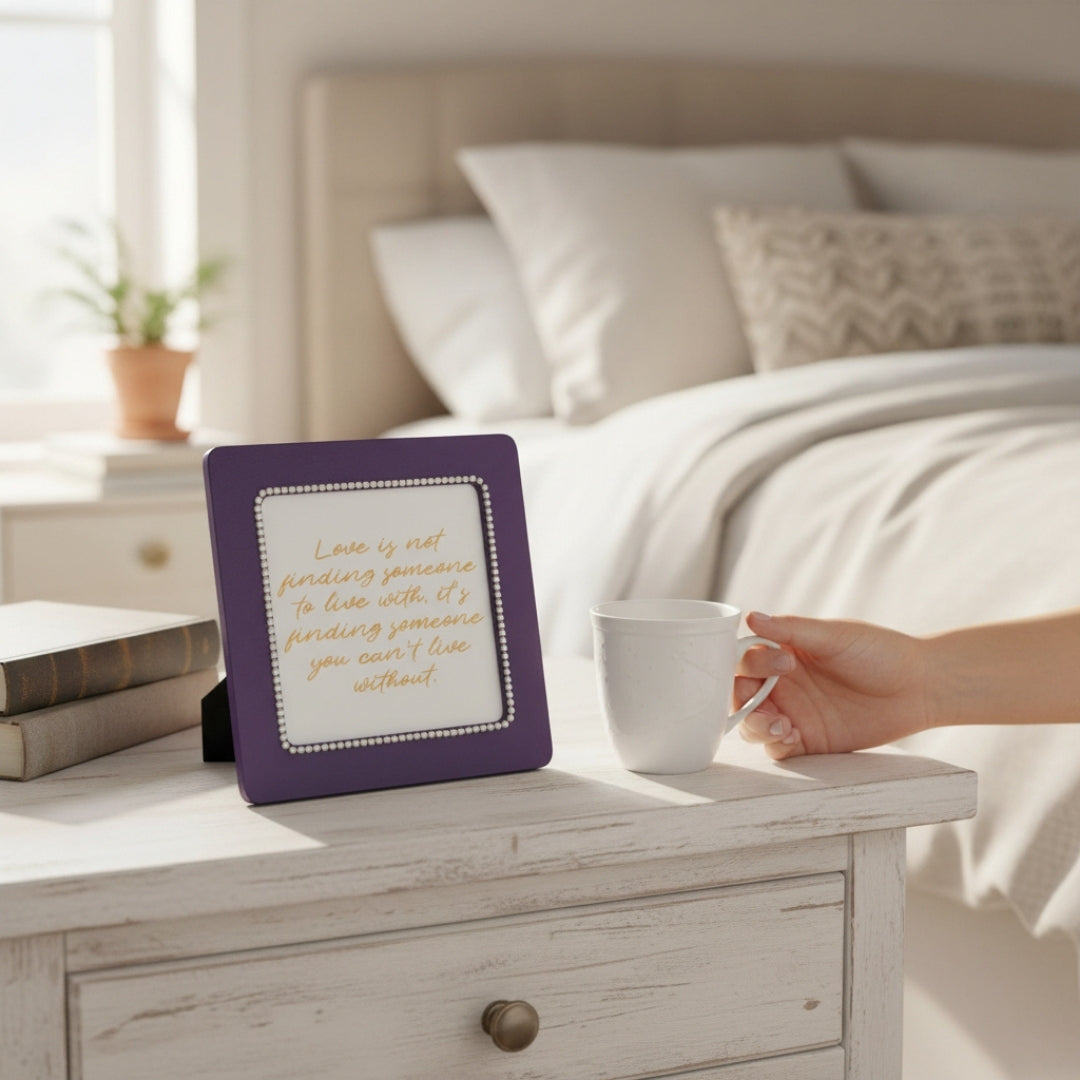 Timeless Love Quote Frame | Valentine Gift, Anniversary Gift