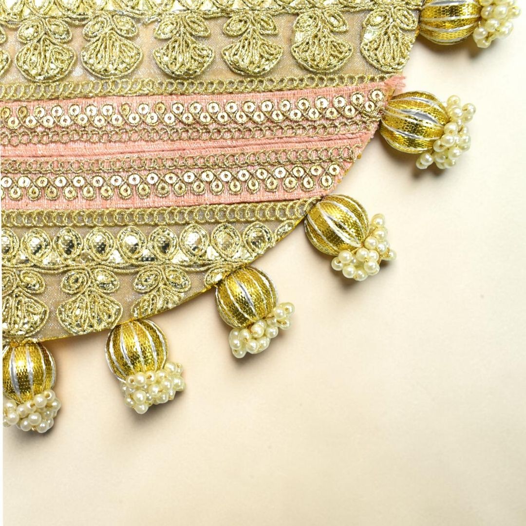 Decorative MDF Platter Set for Pooja, Wedding & Festive Home Decor | Set of 5