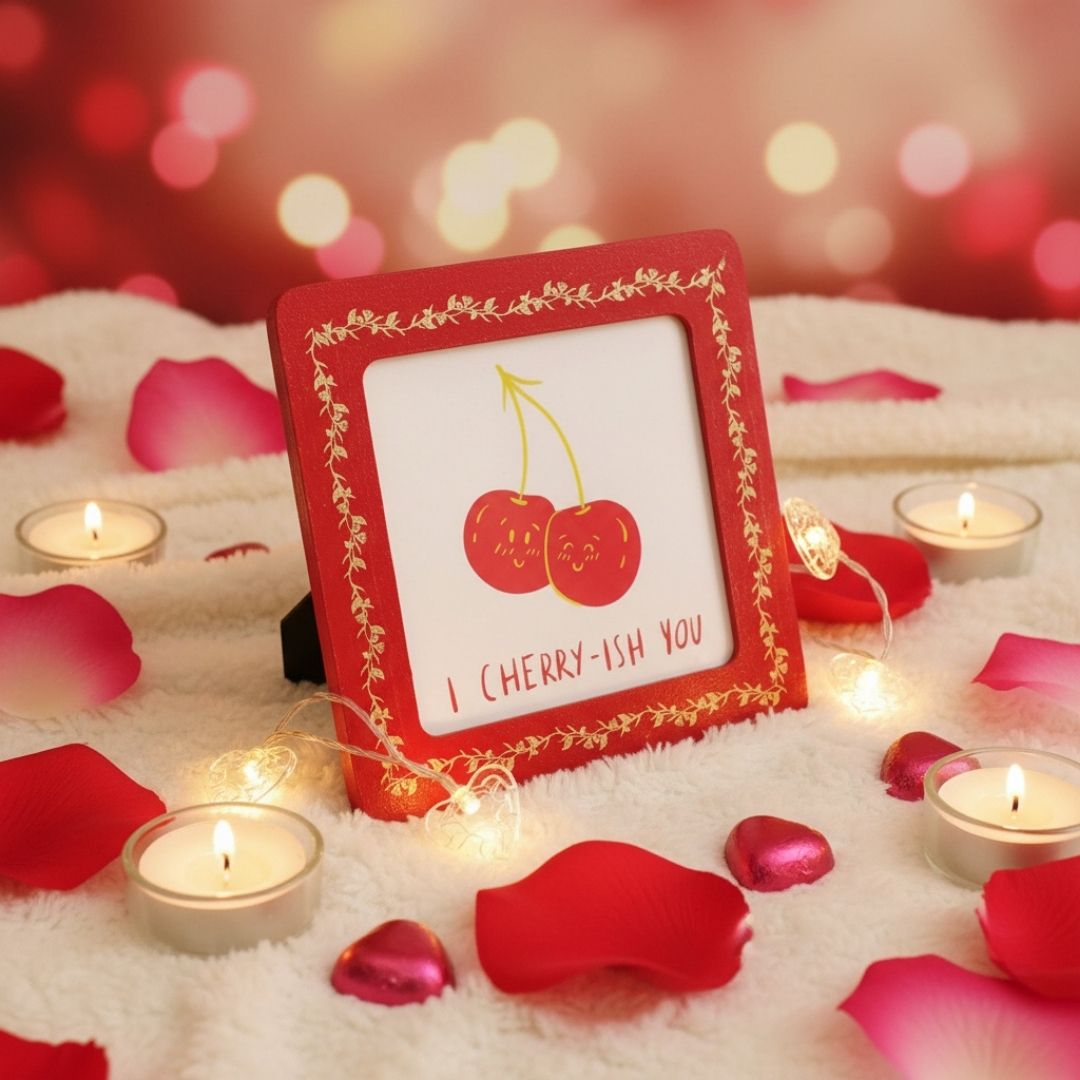 I Cherish You Message Frame | Valentines, Anniversary, Birthday Gift