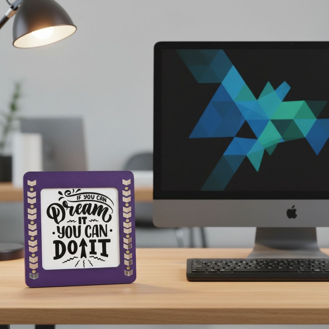 Motivational Quote Frame for Home & Office