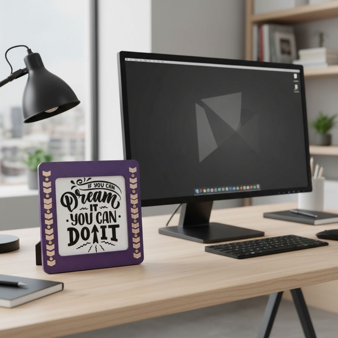 Motivational Quote Frame for Home & Office