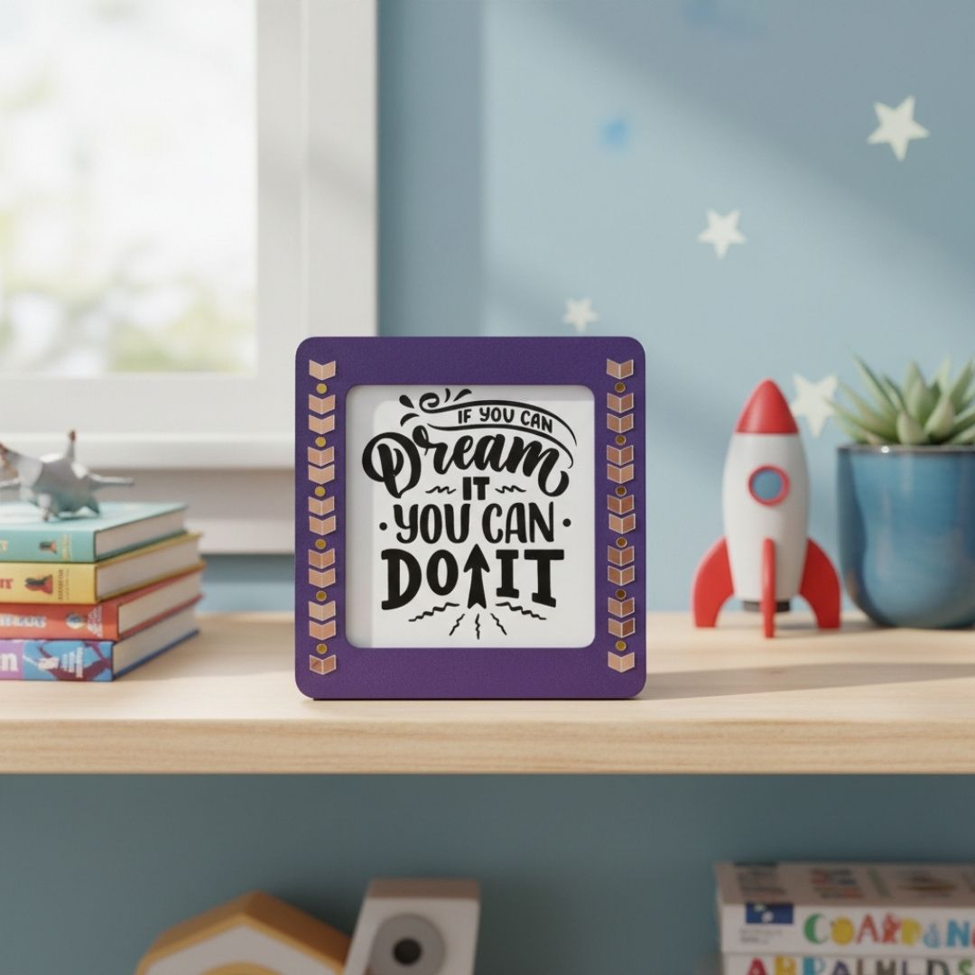 Motivational Quote Frame for Home & Office