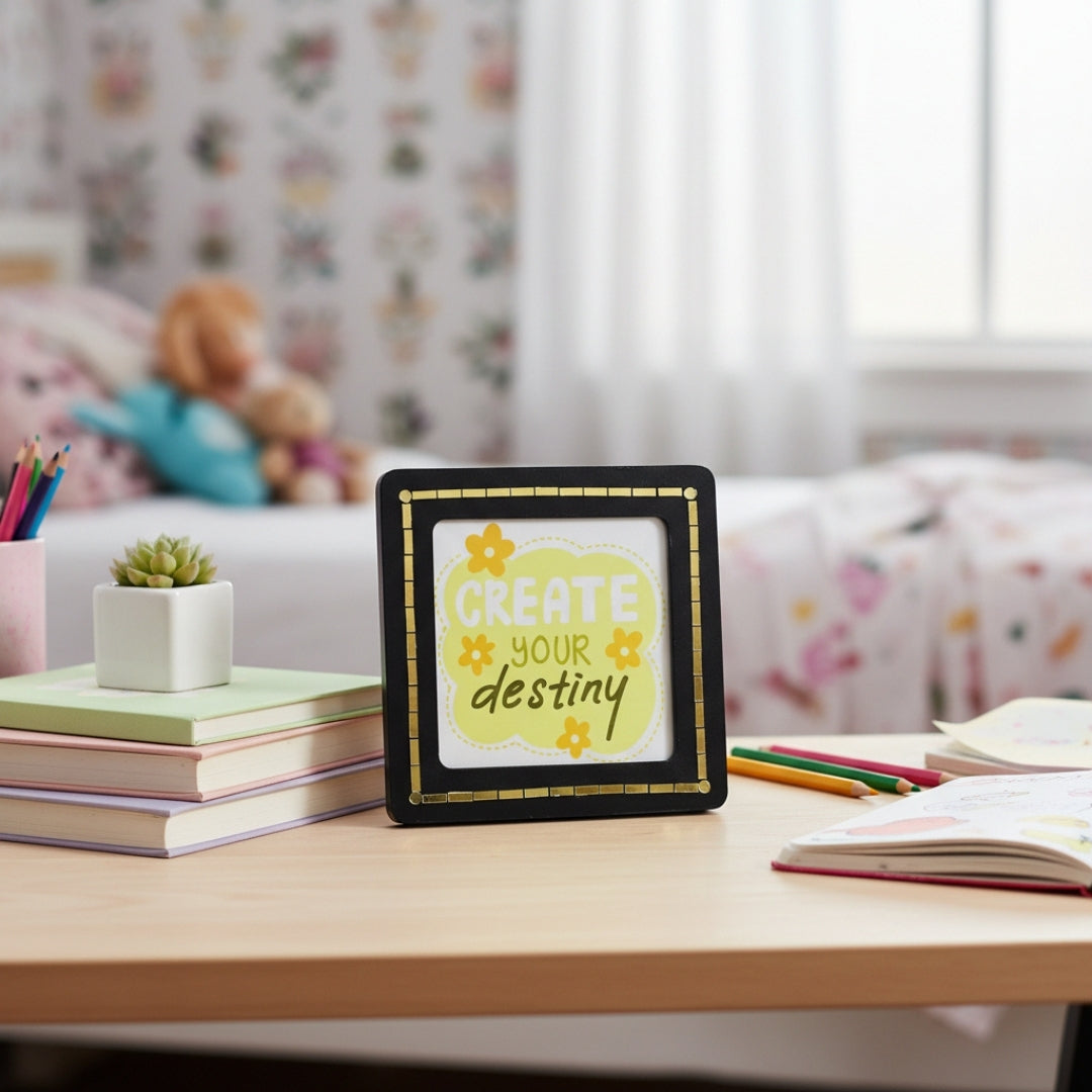 Positive Affirmation Message Frame for Home & Office