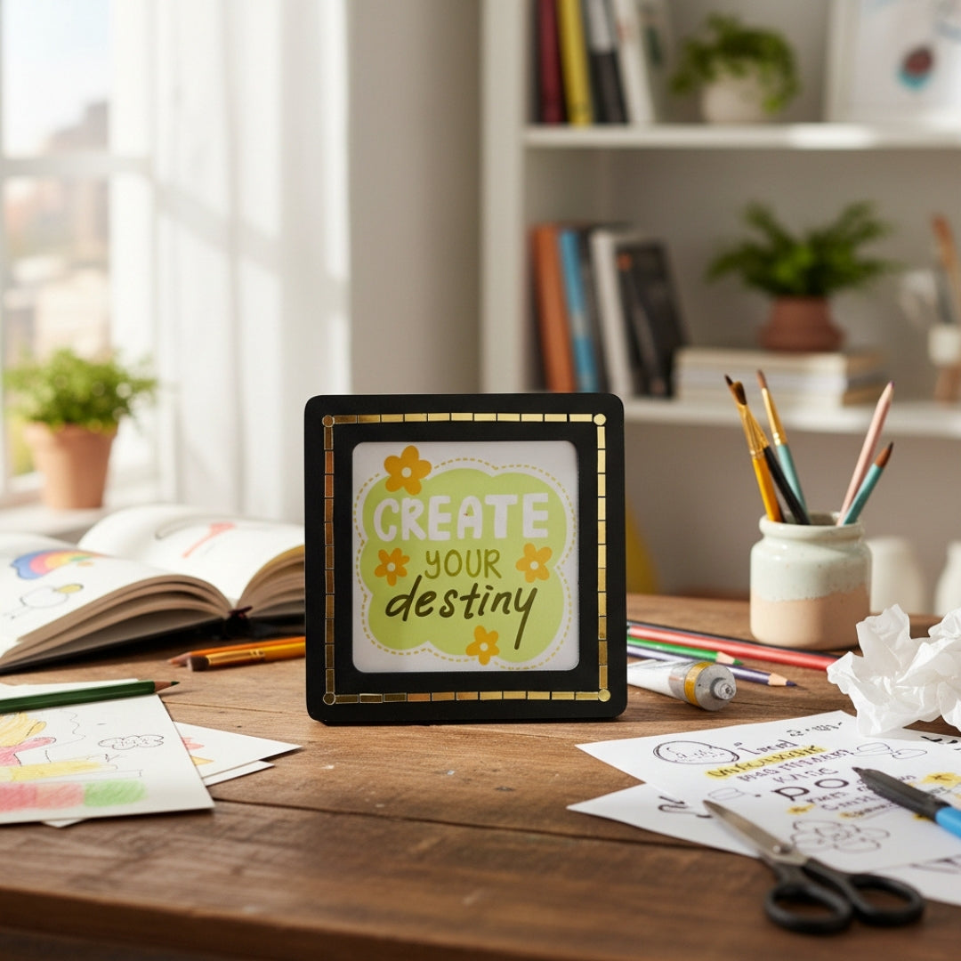 Positive Affirmation Message Frame for Home & Office