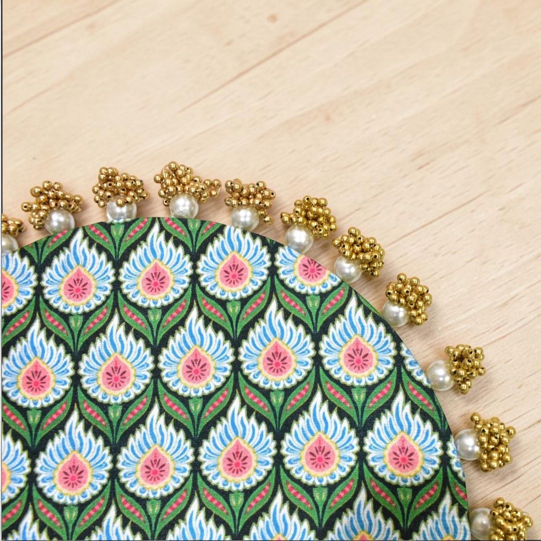 Luxury Handcrafted Decorative Platter Set for Pooja, Weddings & Festive Home Decor | Set of 5 MDF Trays