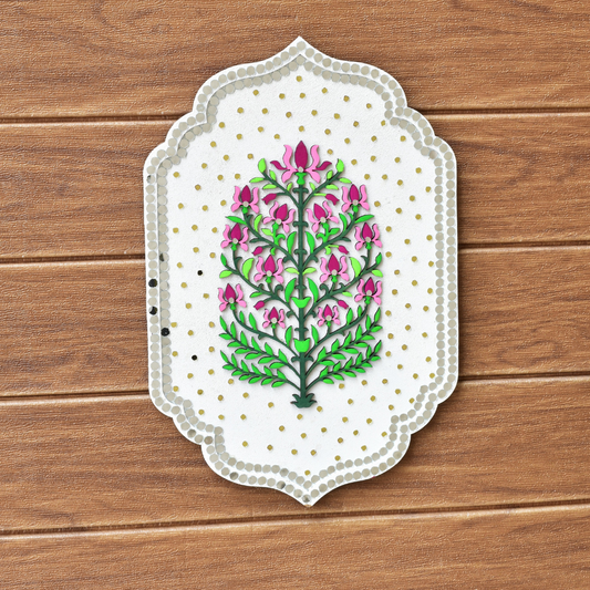 Decorative Wooden Wall art with floral design