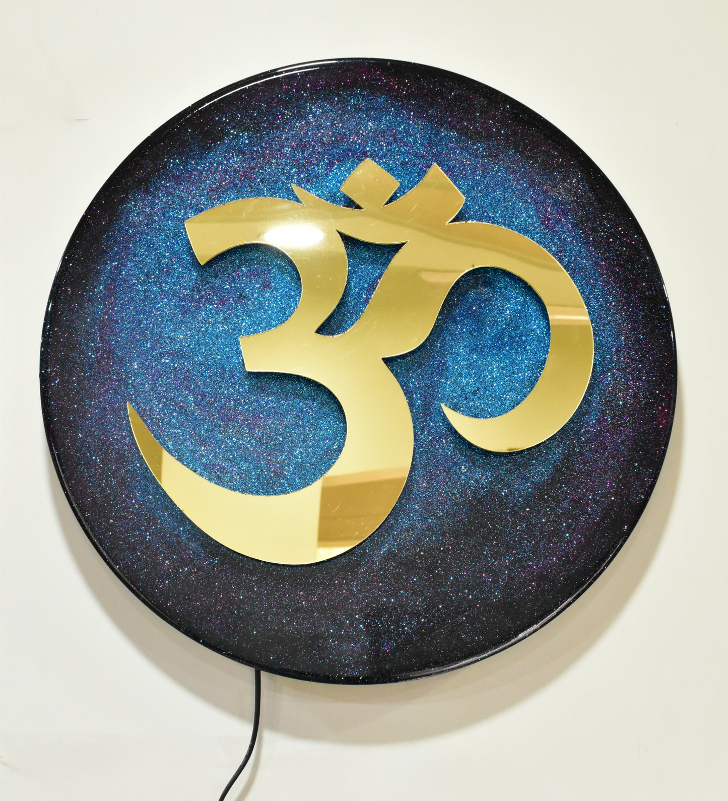 LED Backlit Om Wall Art – Divine Blessings for Home & Office | Meditation, Yoga, Pooja, and Living Room Decor