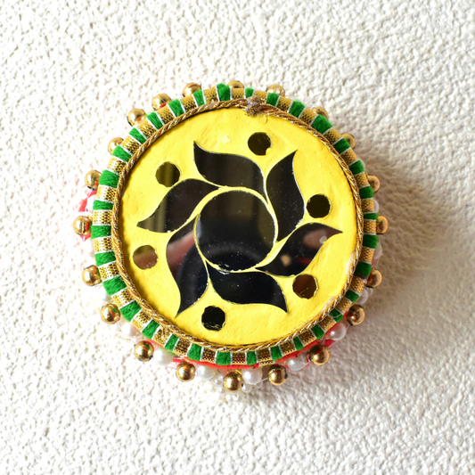 Traditional Dev Aasan for Pooja – Handmade Base for Idols & Mandir Decor