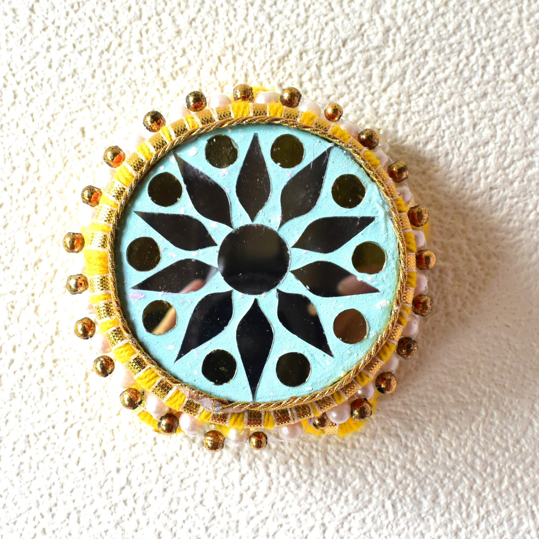 Indian Ethnic Dev aasan & Chowki | Artisanal Idol Stand & Table