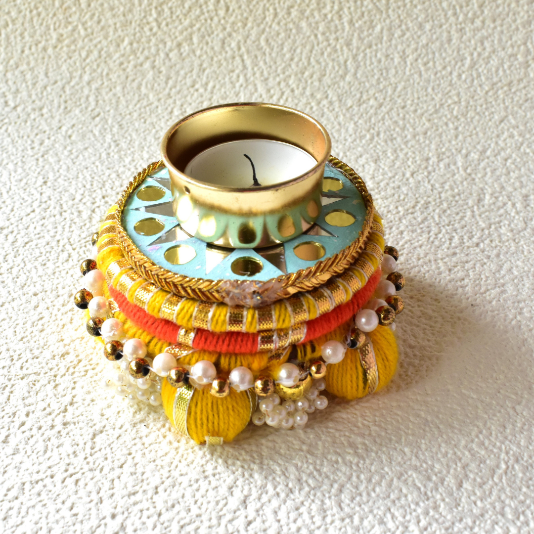 Indian Ethnic Dev aasan & Chowki | Artisanal Idol Stand & Table