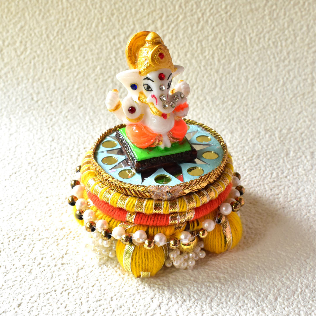 Indian Ethnic Dev aasan & Chowki | Artisanal Idol Stand & Table