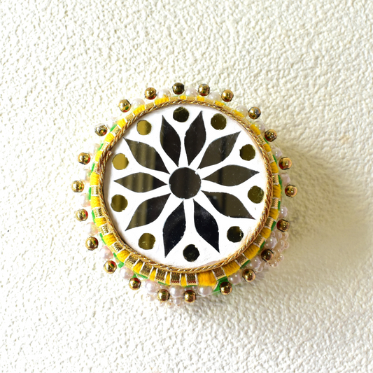 Decorative Chowki / Aasan for Pooja Mandir – Traditional Indian Handicraft