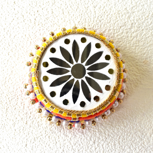 Decorative Chowki / Aasan for Pooja Mandir – Traditional Indian Handicraft