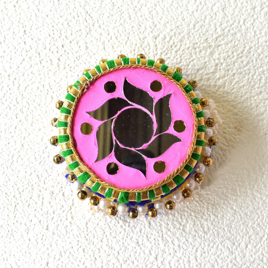 Decorative Chowki / Aasan for Pooja Mandir – Traditional Indian Handicraft