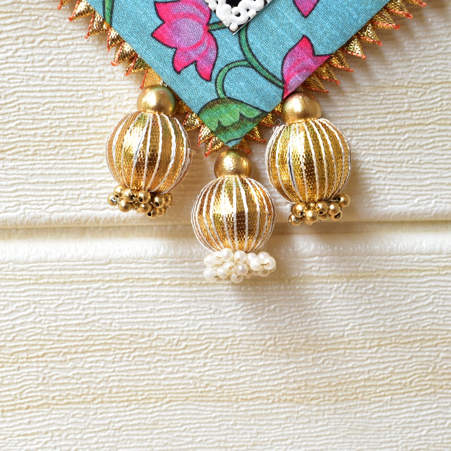 Handmade Indian Shubh Labh Door Hanging Decor | Traditional Home Wall Decor