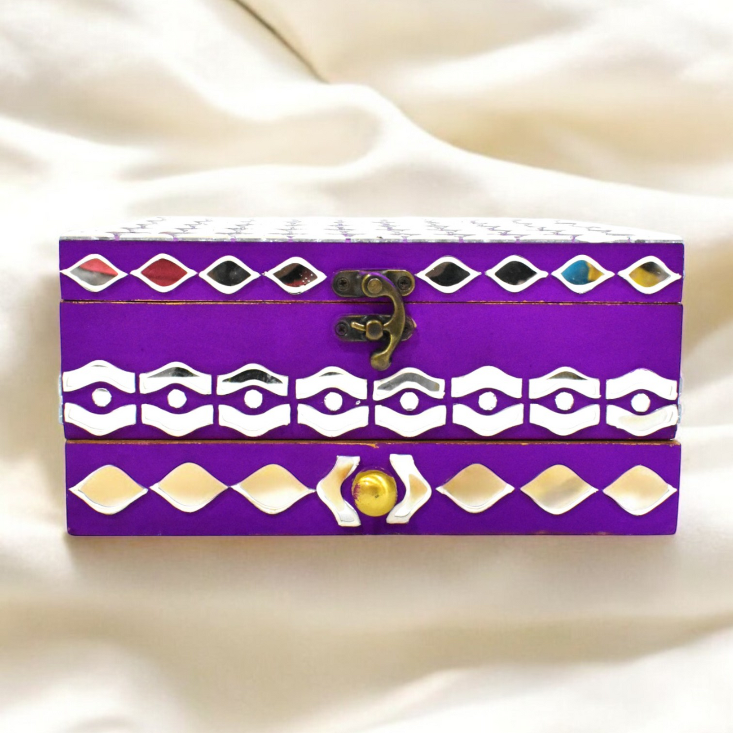 Handmade Jaamun Purple Jewellery Box