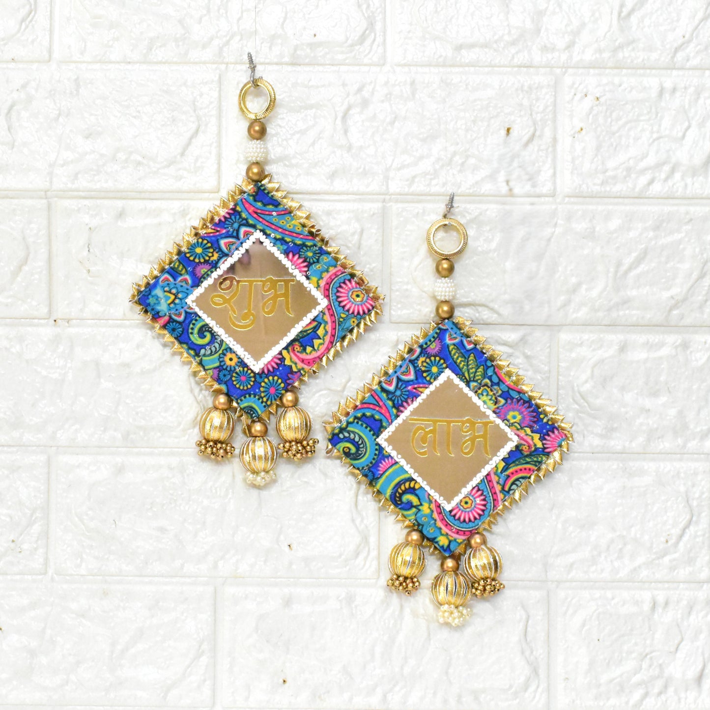 Handmade Shubh Labh Door Hanging Decor - Festival Home Decoration