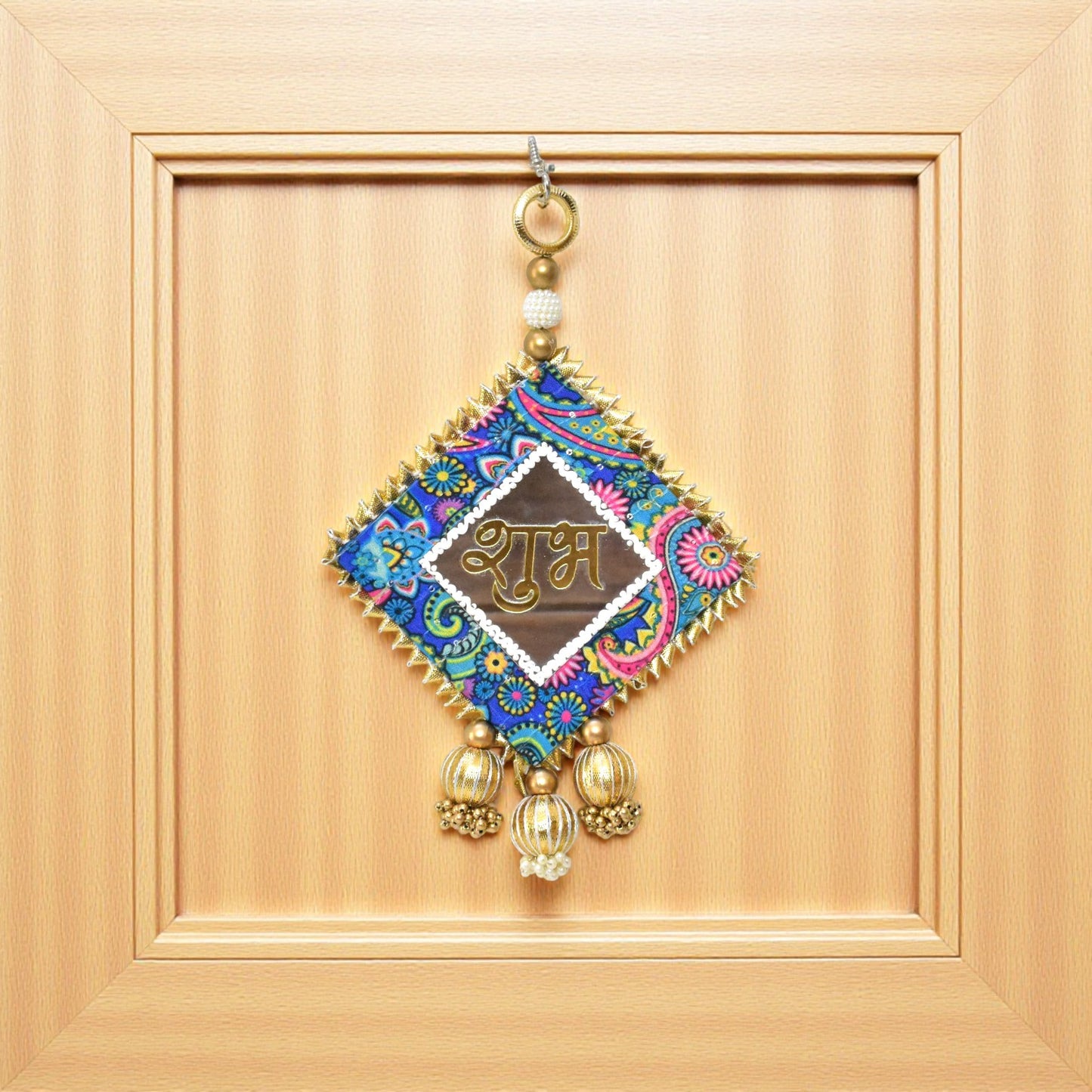 Handmade Shubh Labh Door Hanging Decor - Festival Home Decoration