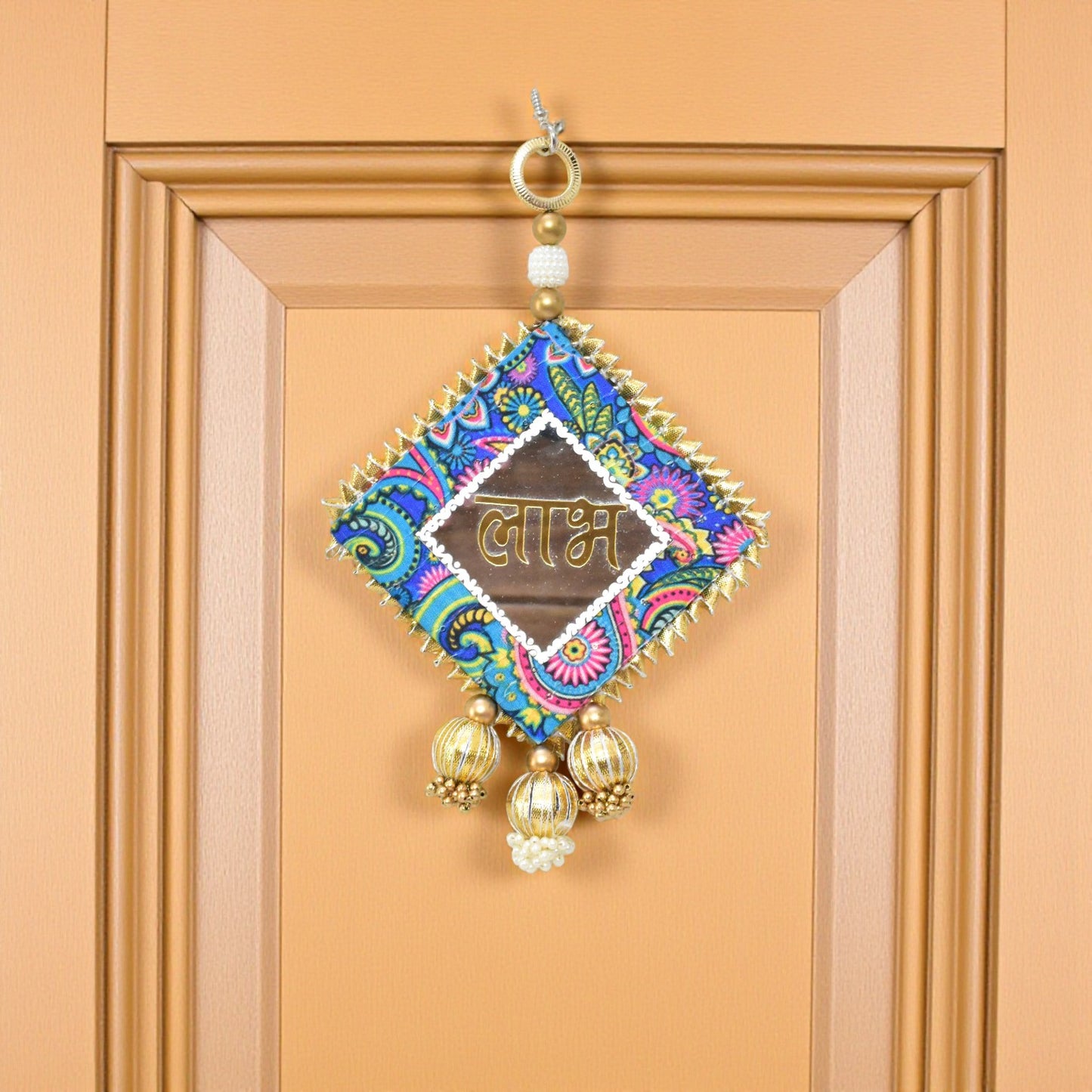 Handmade Shubh Labh Door Hanging Decor - Festival Home Decoration