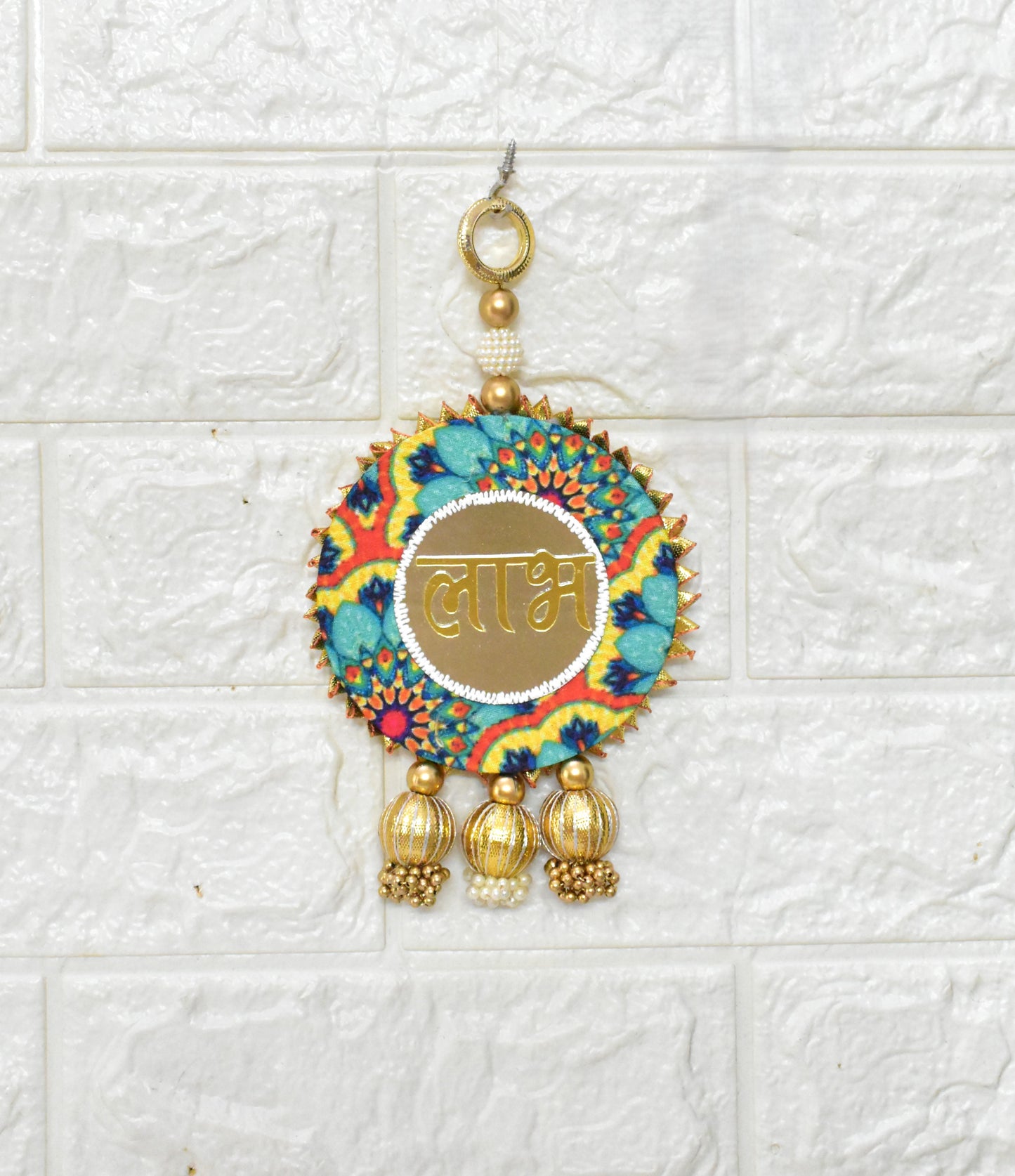 Handcrafted Shubh Labh Wall & Door Hanging Decor for Housewarming, Diwali, Navratri, Weddings