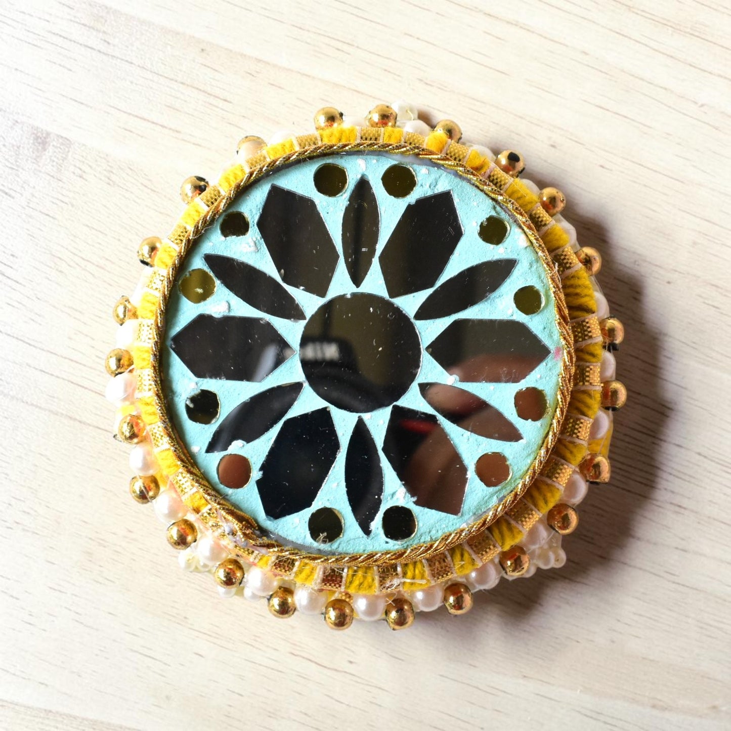 Handcrafted Dev Aasan Tea Light Holder – Ethnic Pooja & Festive Decor