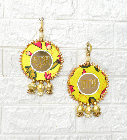 Handmade Shubh Labh Door Hanging Decor - Festival Home Decoration