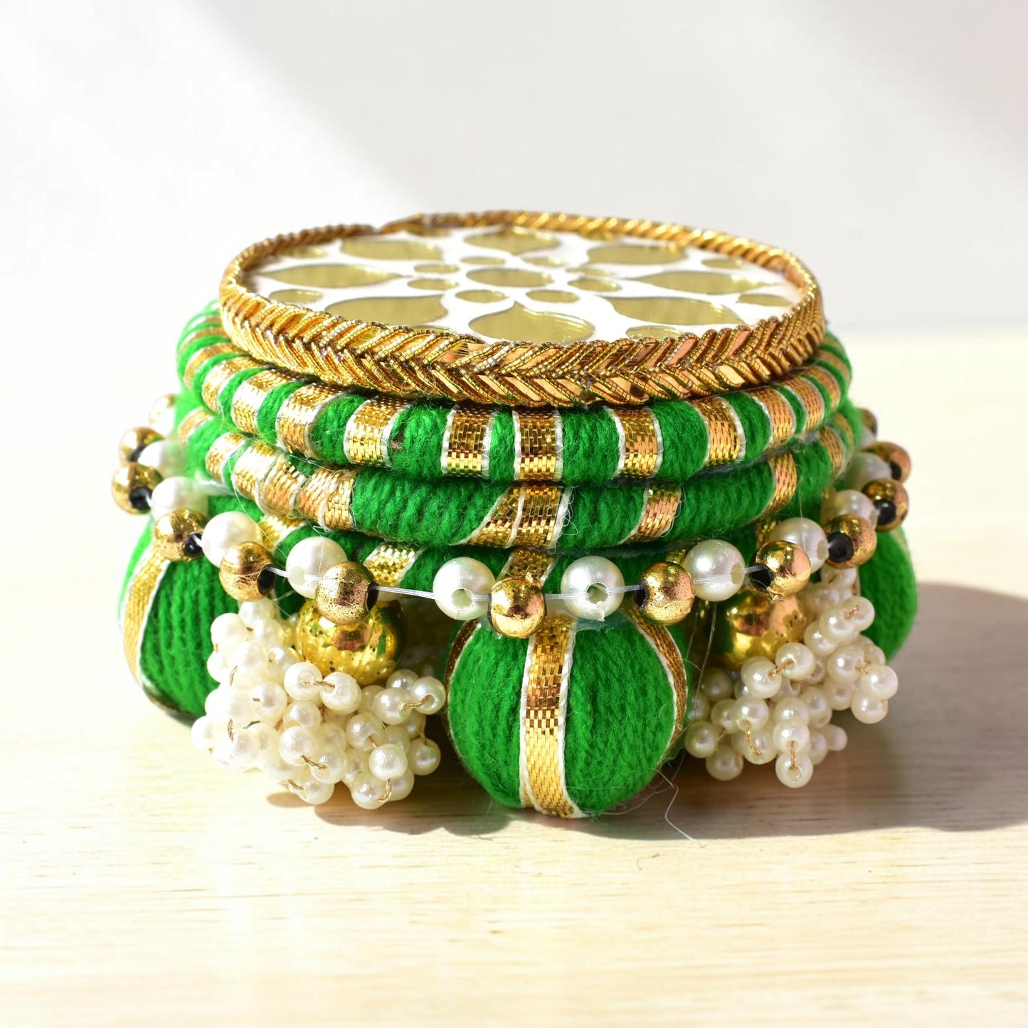 Handmade Decorative Chowki & Aasan | Traditional Indian Handicraft | Tea-Light Holder