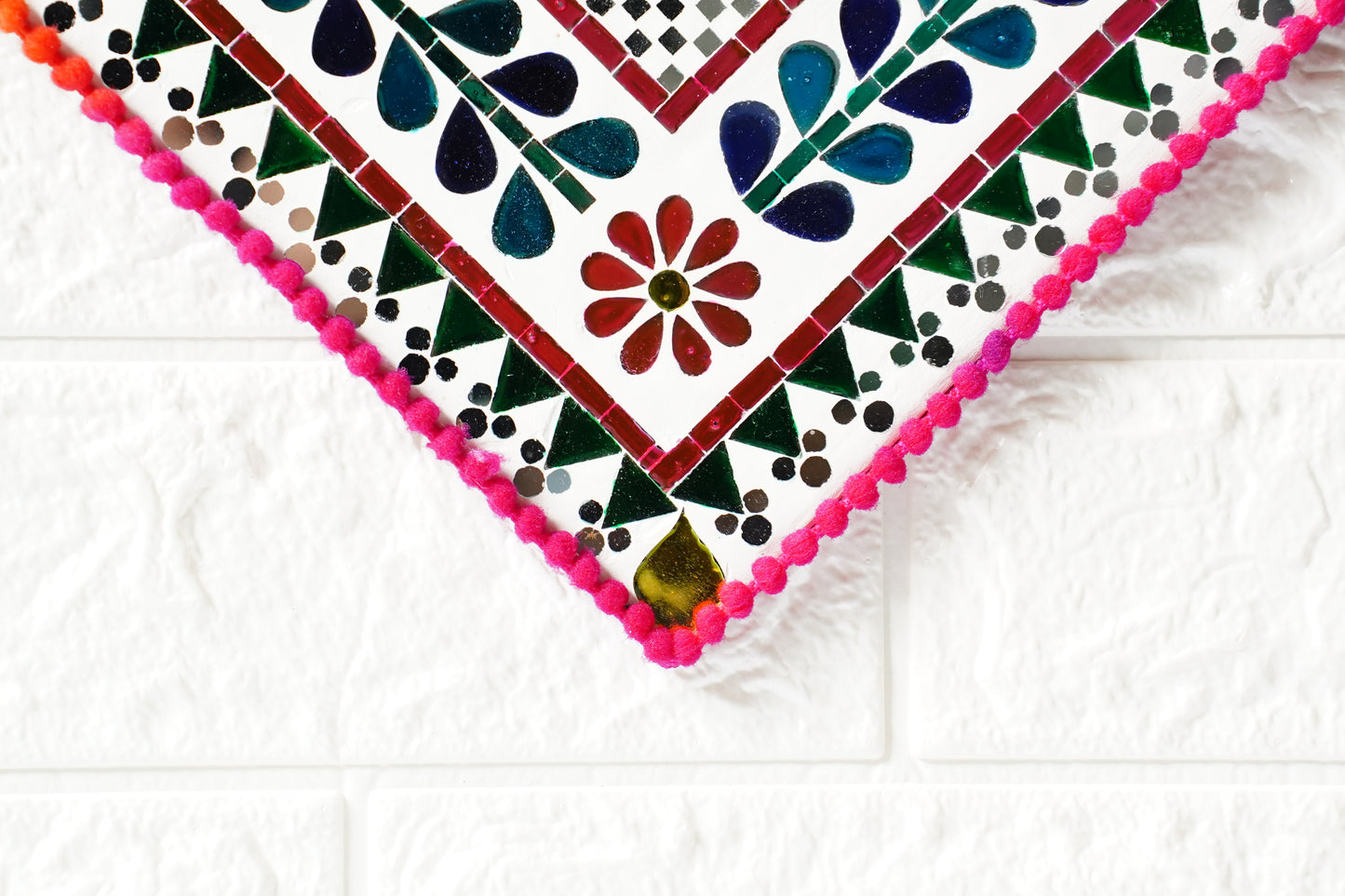 Handcrafted Sun Mirror Wall Art – Radiant Indian Home Decor