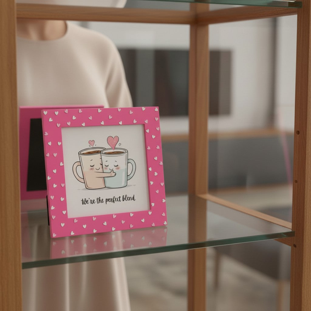 We’re The Perfect Blend Couple Photo Frame | 8 Inch Romantic Love Gift Frame