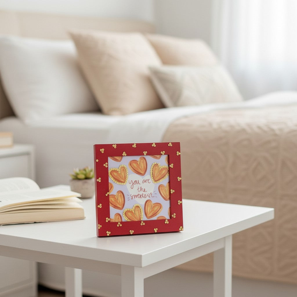 “You Are The Sweetest” Love Photo Frame – | 8 Inch Square Frame