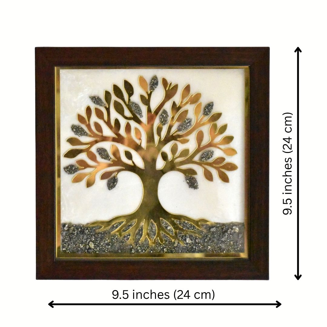 Dimensions of Pyrite Tree of Life frame